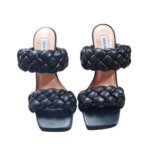 Steve Madden Kenley Women's Dress Sandal Black Size 8 NWOB